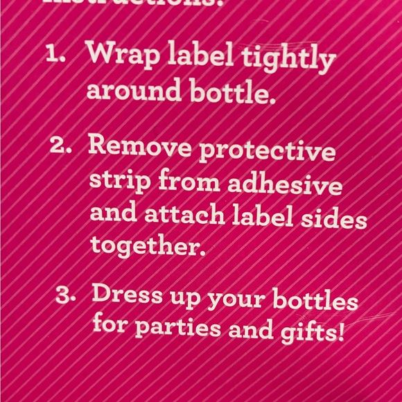 Wine Themed Bottle Wraps Valentines Day Gift Self sealing CHOOSE 2 - Picture 7 of 8